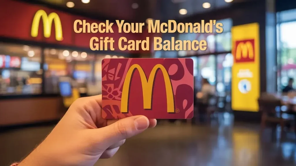 Mcdonald's Gift Card Balance